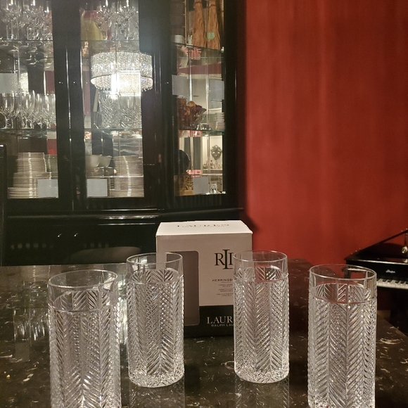 🎉HP🎊Ralph Lauren Herringbone Cryst Hhhbl Glasses - Picture 1 of 6